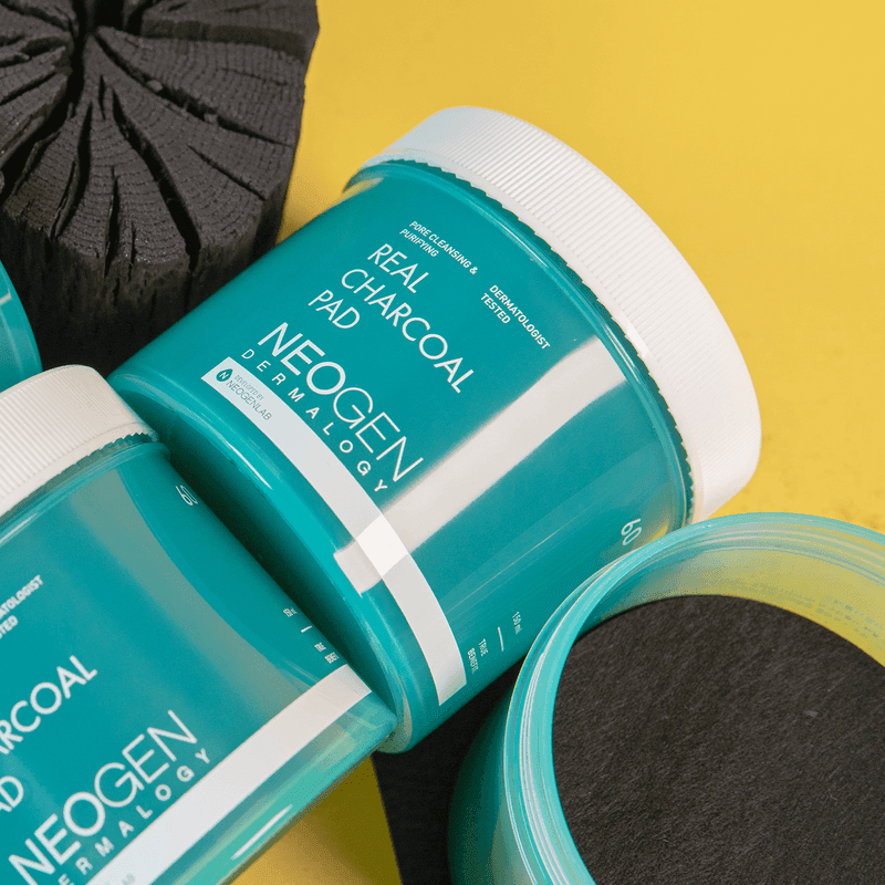 NEOGEN DERMALOGY REAL CHARCOAL PAD 150ML (60 PADS) - Kbeauty.sale