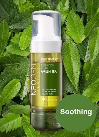 NEOGEN DERMALOGY REAL FRESH FOAM CLEANSER GREEN TEA 160G - Kbeauty.sale