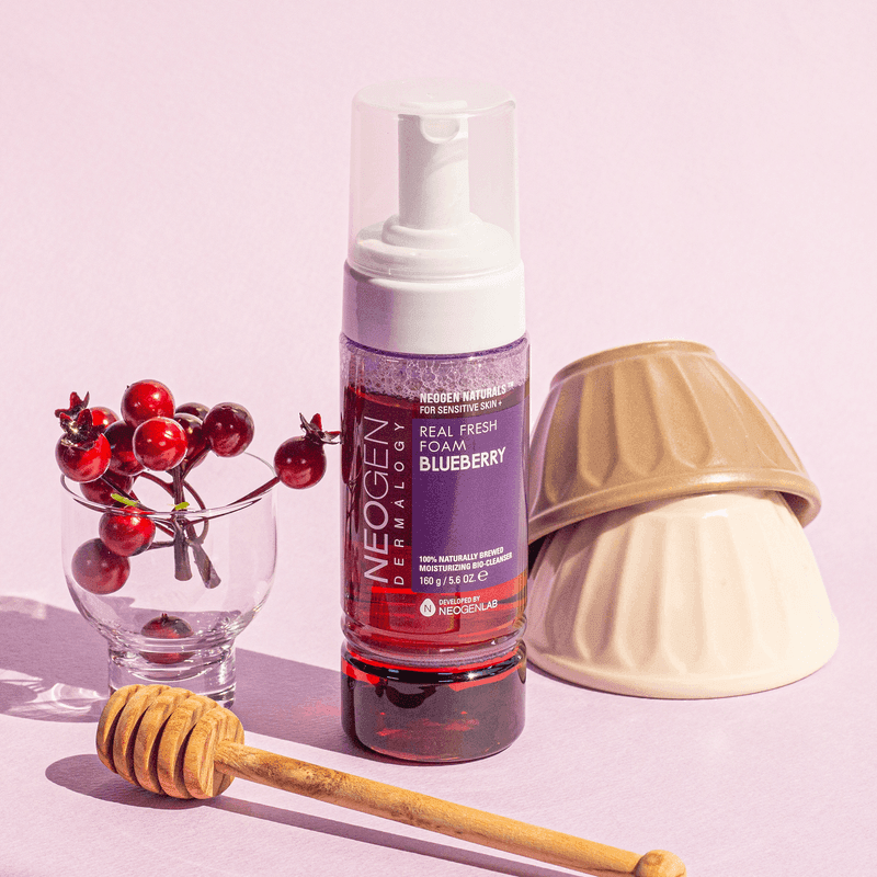 NEOGEN DERMALOGY REAL FRESH FOAM CLEANSER BLUEBERRY 160G - Kbeauty.sale