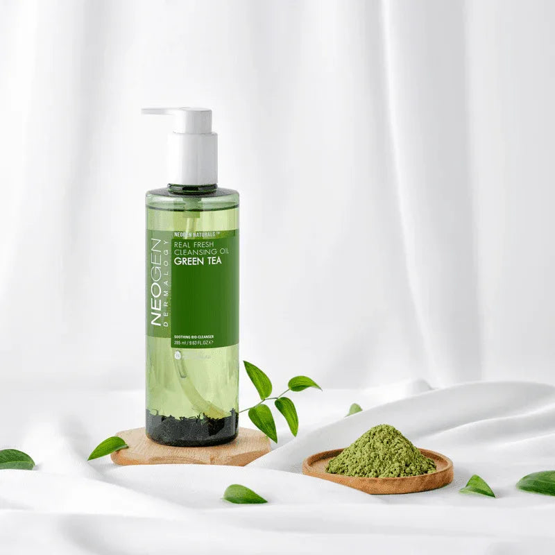 NEOGEN DERMALOGY REAL FRESH CLEANSING OIL GREEN TEA 285ML - Kbeauty.sale