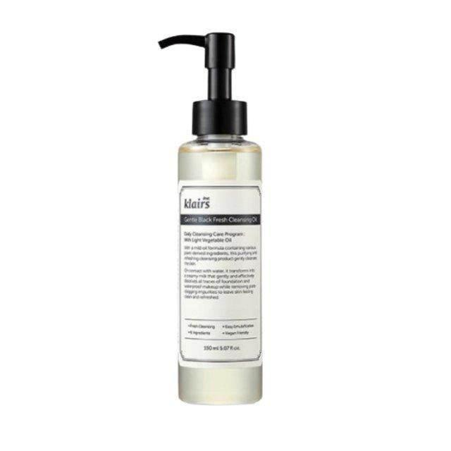 Klairs Gentle Black Fresh Cleansing Oil 150ml - Kbeauty.sale