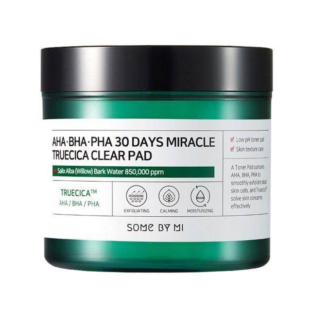 SOME BY MI AHA BHA PHA 30 Days Miracle Truecica Clear Pad 70ea - Kbeauty.sale