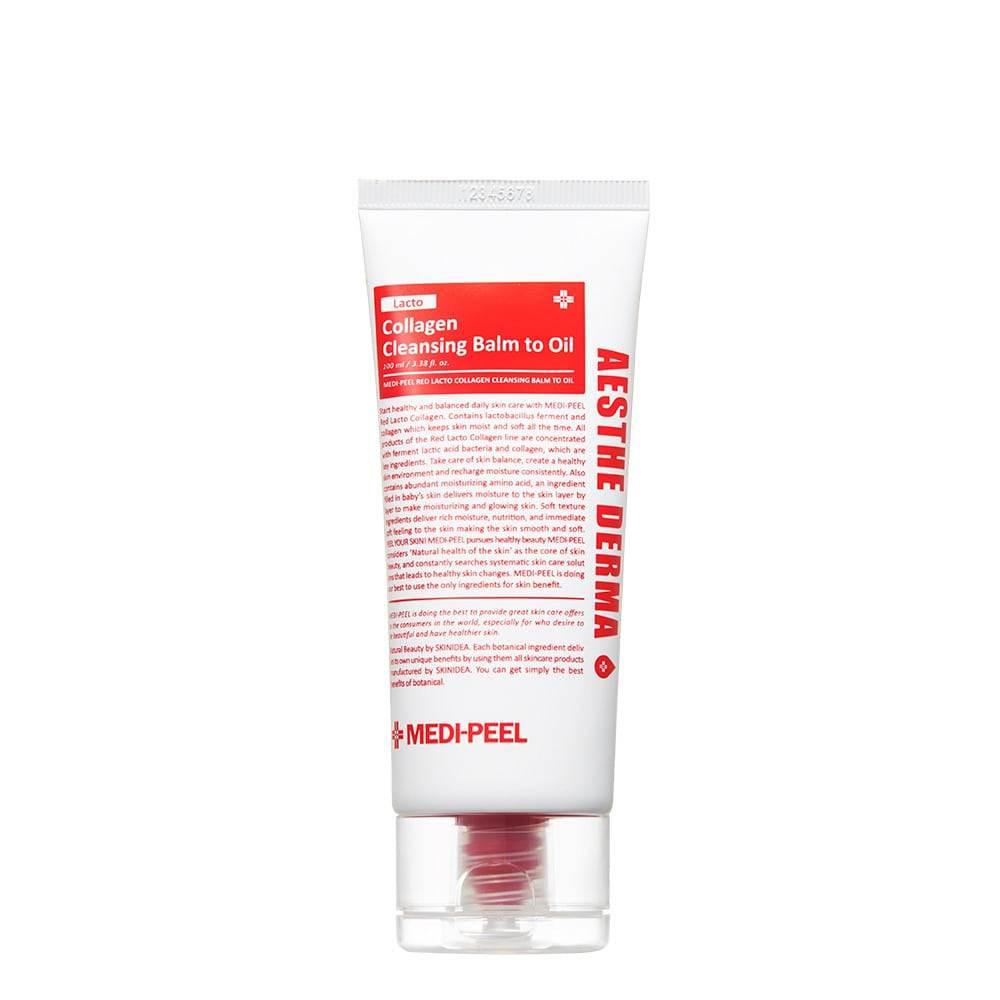 Medi Peel Red Lacto Collagen Cleansing Balm To Oil 100g - Kbeauty.sale