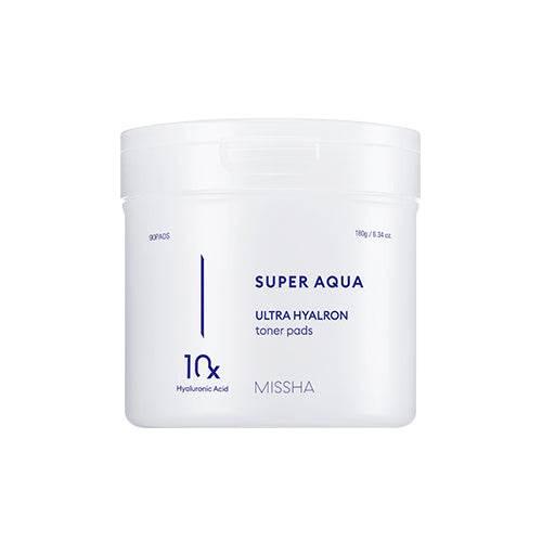 MISSHA Super Aqua Ultra Hyalron Toner Pads 180g/ 90pcs - Kbeauty.sale