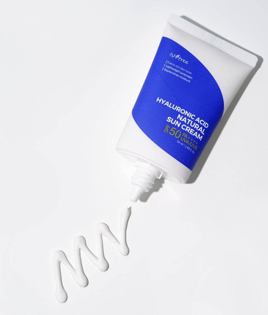 IsnNree Hyaluronic Acid Natural Sun Cream 50ml - Kbeauty.sale