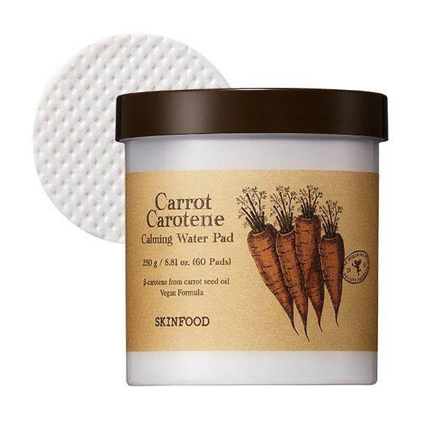 SKINFOOD Carrot Carotene Calming Water Pad 250g 60 sheets - Kbeauty.sale