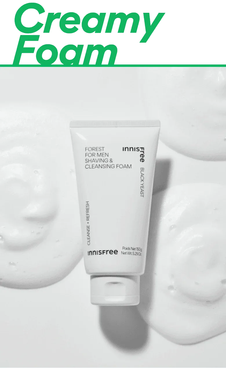 Innisfree Forest For Men Shaving Cleansing Foam 150g - Kbeauty.sale