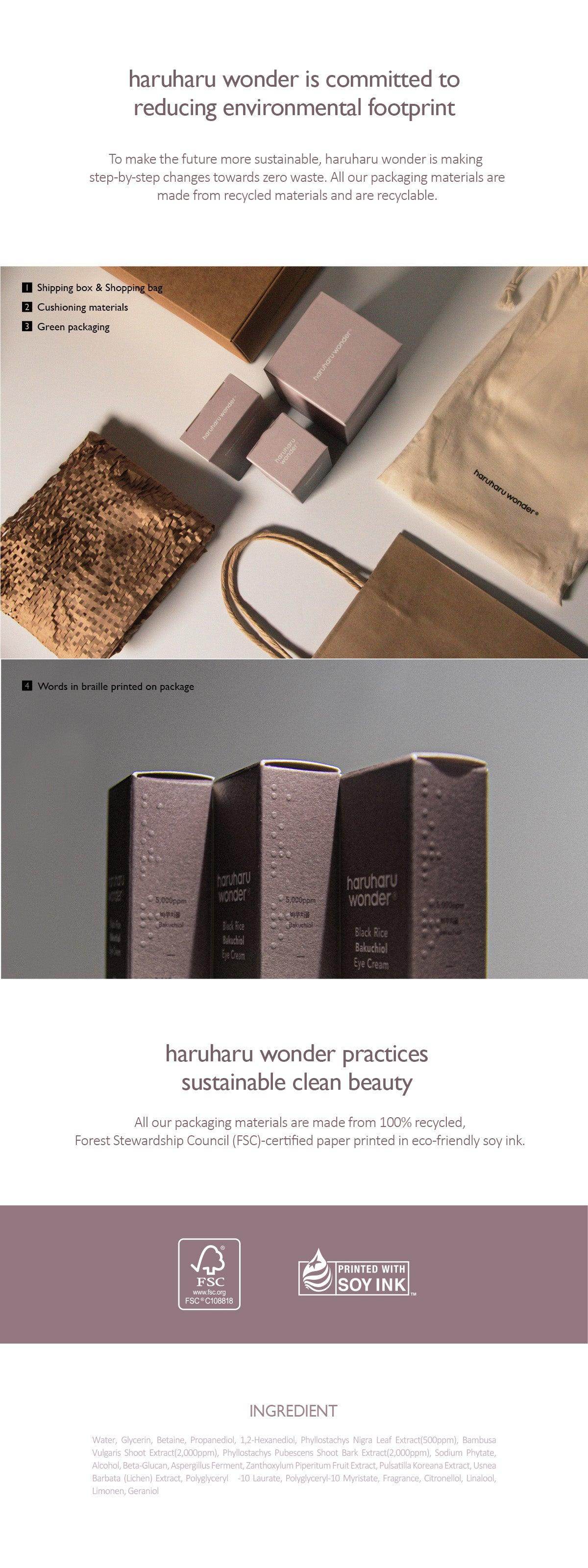 Haruharu wonder Black Bamboo Mist 150ml - Kbeauty.sale