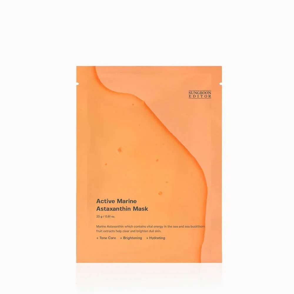 SUNGBOON EDITOR Active Marine Astaxanthin Mask 23g - Kbeauty.sale