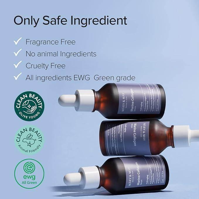 Mary&May Marine Collagen Serum 30ml - Kbeauty.sale