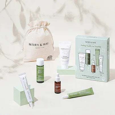 Mary&May Soothing Trouble Care Travel Kit (5pcs) - Kbeauty.sale