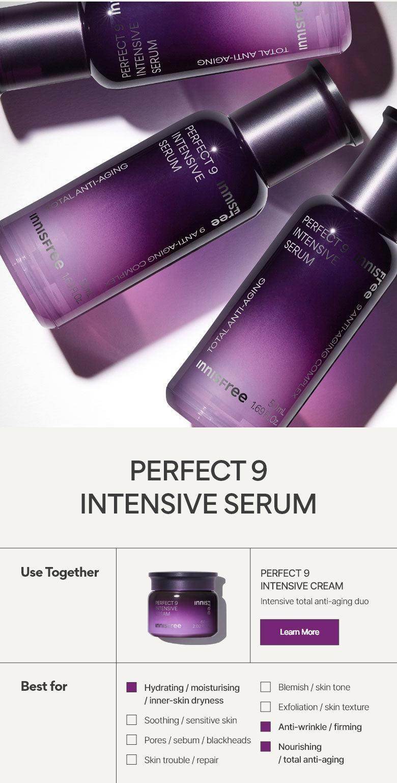 Innisfree Perfect 9 Intensive Serum 50ml - Kbeauty.sale