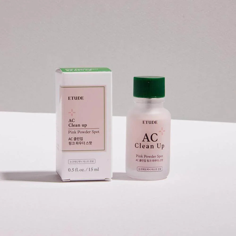 Etude House AC Clean Up Pink Powder Spot 15ml - Kbeauty.sale