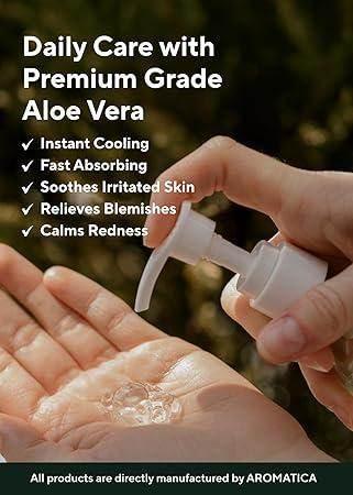 Aromatica Soothing Aloe Vera Gel 300ml - Kbeauty.sale