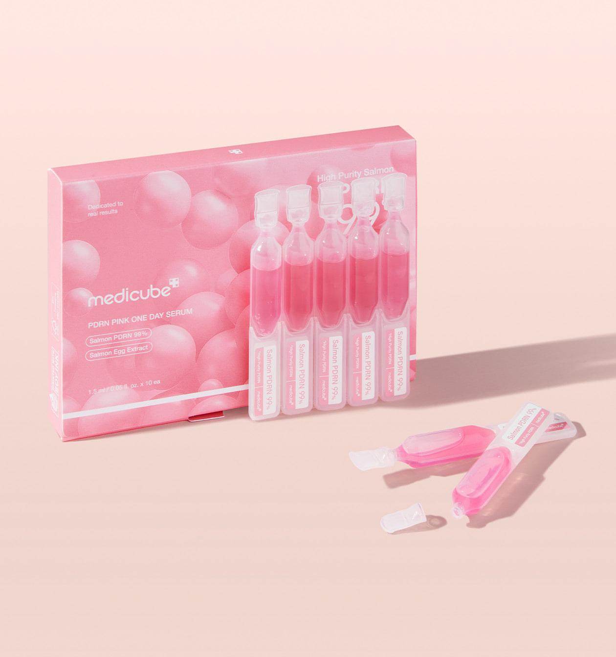 Medicube PDRN Pink one day serum set 1.5ml*10ea - Kbeauty.sale