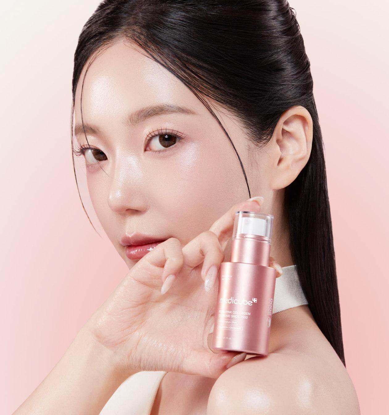 Medicube PDRN Pink Collagen exosome shot ampoule 7500 30ml - Kbeauty.sale