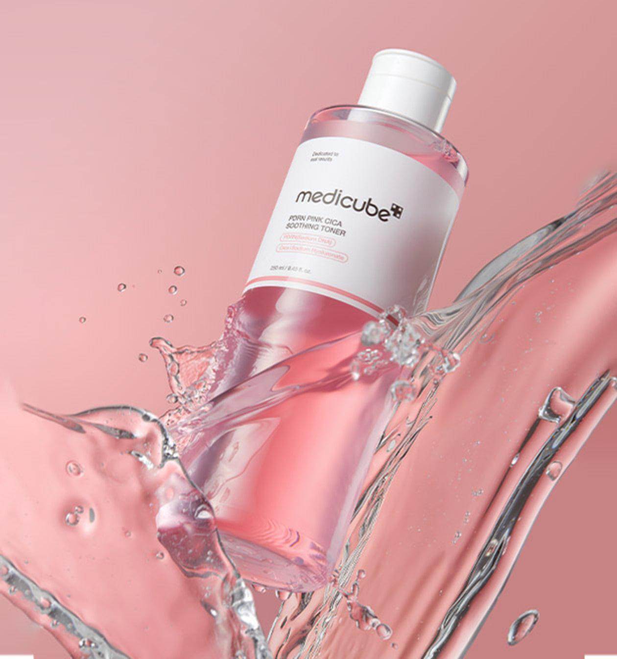 Medicube PDRN Pink Cica Soothing Toner 250ml - Kbeauty.sale