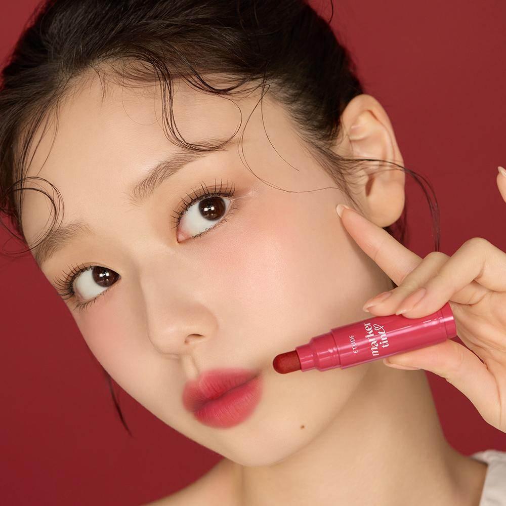 EtudeHouse Dear Darling Marker Tint 3.5g #05 Pink Tangerine - Kbeauty.sale