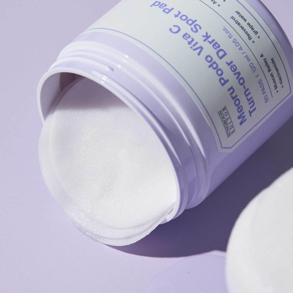 SungboonEditor Meoru Podo Vita C Turn-over Dark Spot Pad 60pcs, 140ml - Kbeauty.sale