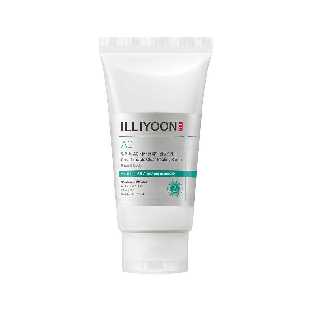 Exfoliante limpiador Cica para el acné Illiyoon 200mL