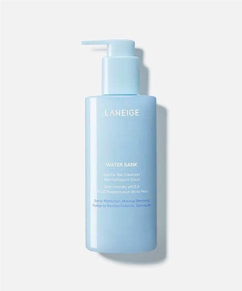 Limpiador facial suave en gel Water Bank de Laneige 250ml