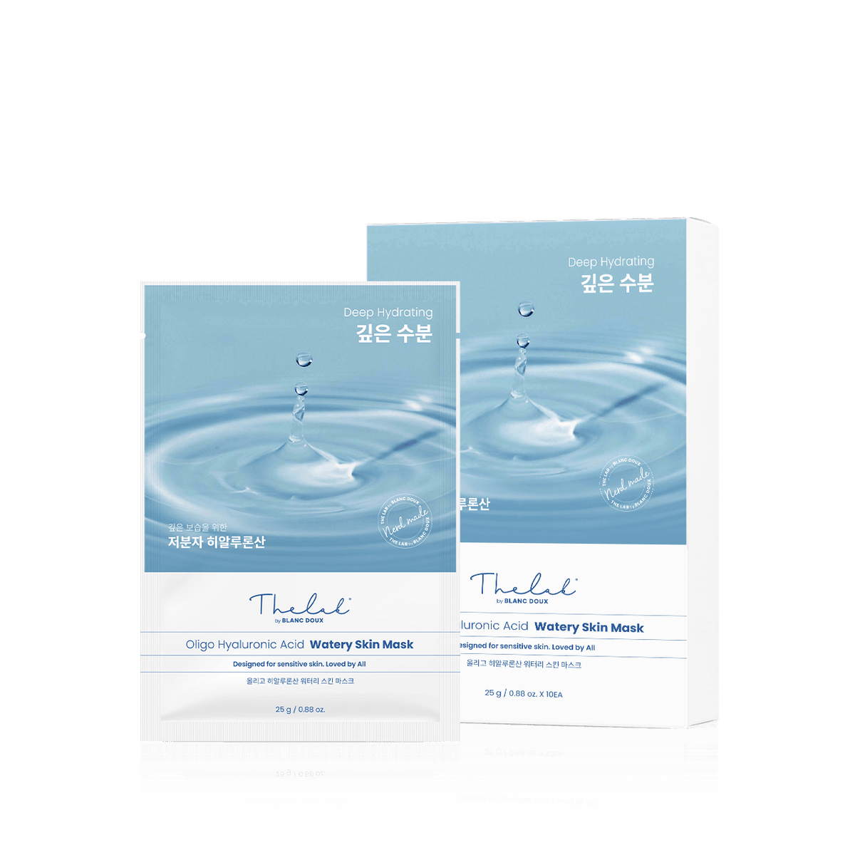 THE LAB by BLANC DOUX Oligo Hyaluronic Acid Watery Skin Mask 10p