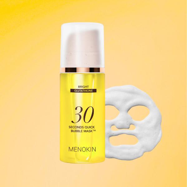Menokin 30 Seconds Quick Bubble Mask Bright 95ml pump bottle