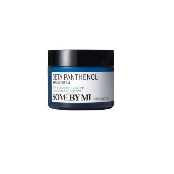 Somebymi Beta Panthenol Repair Cream in a 50ml white and blue tube