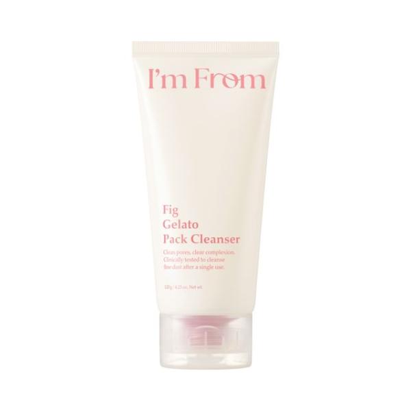 I'm From Fig Gelato Pack Cleanser in a soft pink squeeze tube
