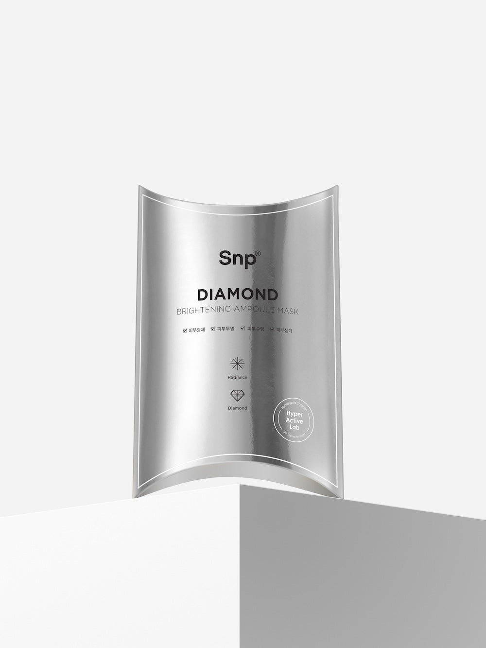SNP Diamond Water Brightening Ampoule Mask 25ml x 10 Sheets