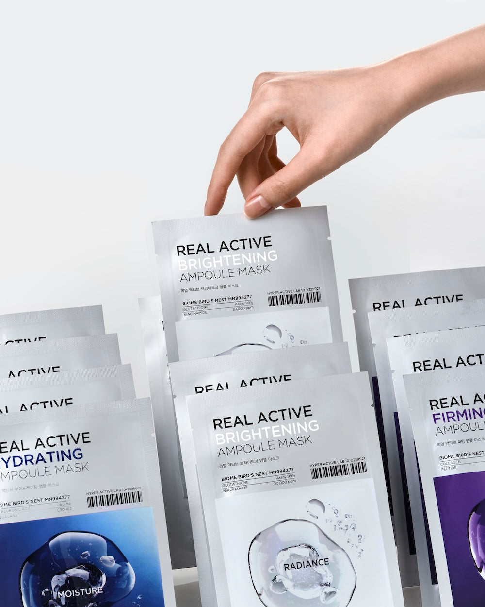 SNP Real Active Glutathione Ampoule Sheet Mask 25ml x 10 Sheets