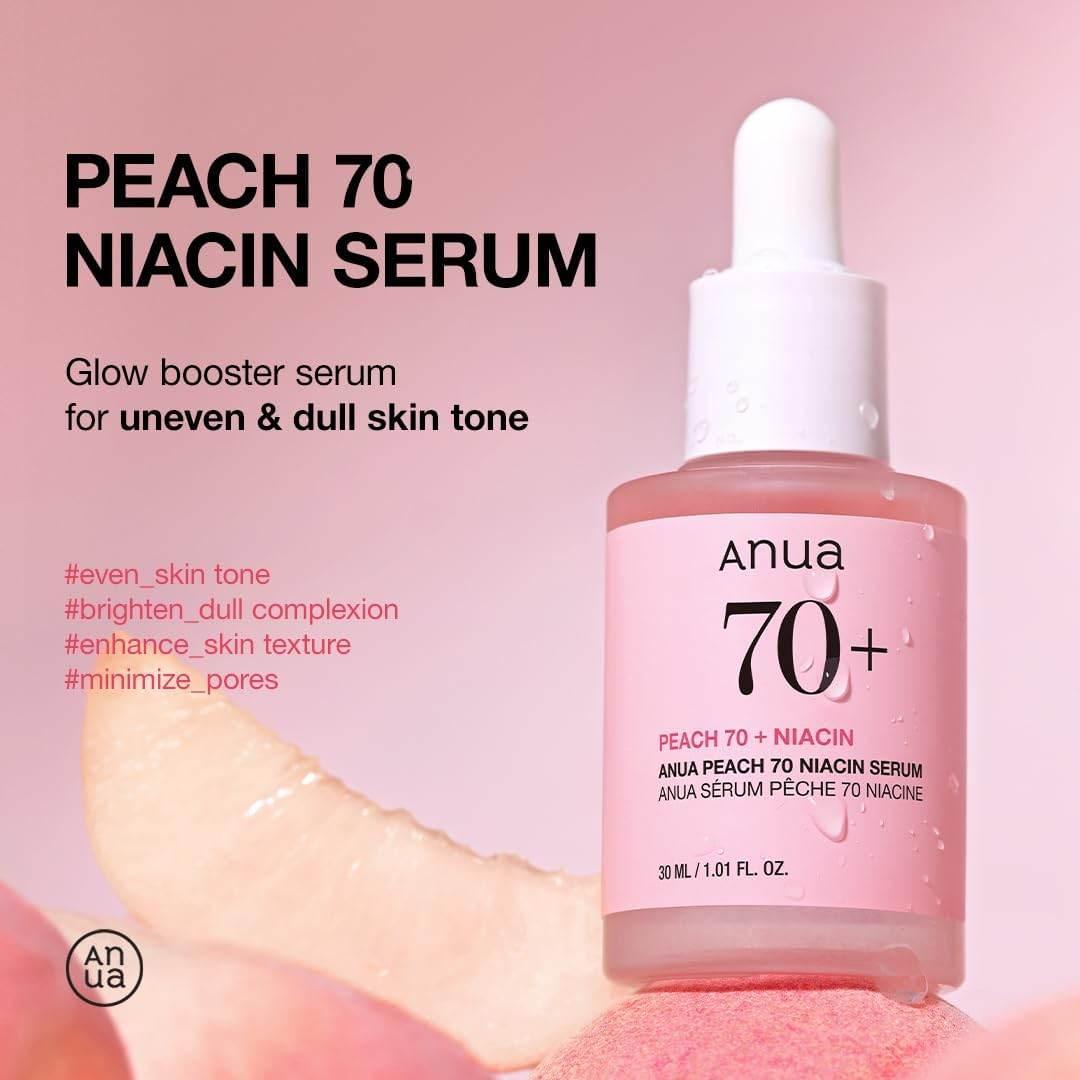 Anua PEACH 70% NIACINAMIDE SERUM 30ml - Kbeauty.sale