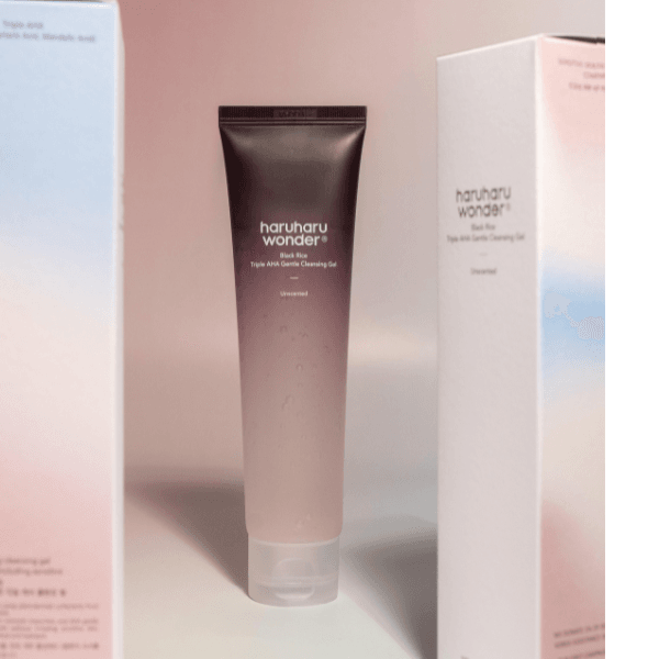 Haruharu wonder Black Rice Triple AHA Gentle Cleansing Gel Unscented 100ml - Kbeauty.sale