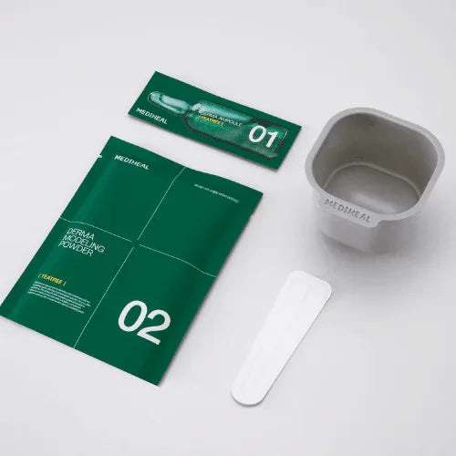 Mediheal Derma Modeling Pack Teatree Calming (Ampoule 2ml+ Powder 28g) - Kbeauty.sale