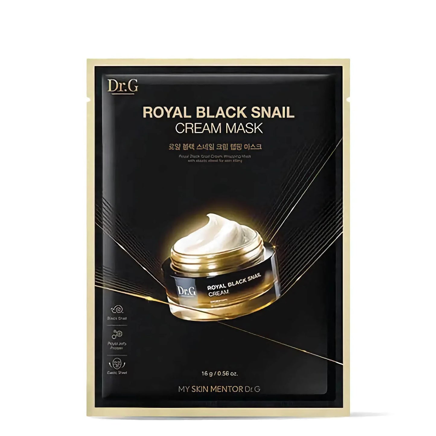 Dr.G Royal Black Snail Cream Mask 1ea - Kbeauty.sale