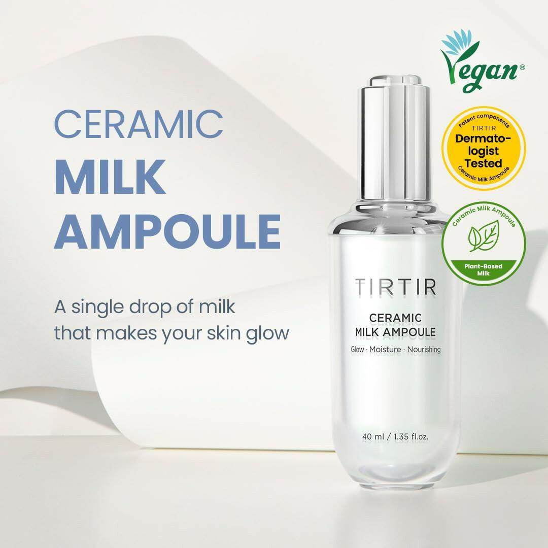TIRTIR Ceramic Milk Ampoule (1.35 Fl Oz) Korean Skin Care - Kbeauty.sale