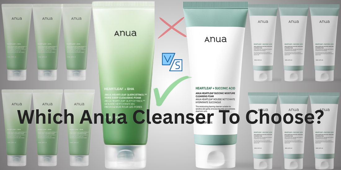 ANUA Cleansers Which One Should You Buy? Quercetinol vs Succinic - Kbeauty.sale