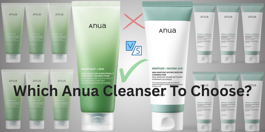 ANUA Cleansers Which One Should You Buy? Quercetinol vs Succinic - Kbeauty.sale