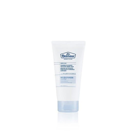 Thefaceshop Dr Belmeur Amino clear foaming cleanser 150ml in white and blue tube