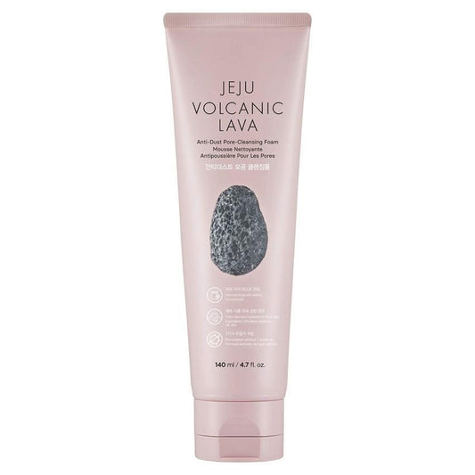 Thefaceshop Jeju Volcanic Lava pore cleansing foam in a brown tube