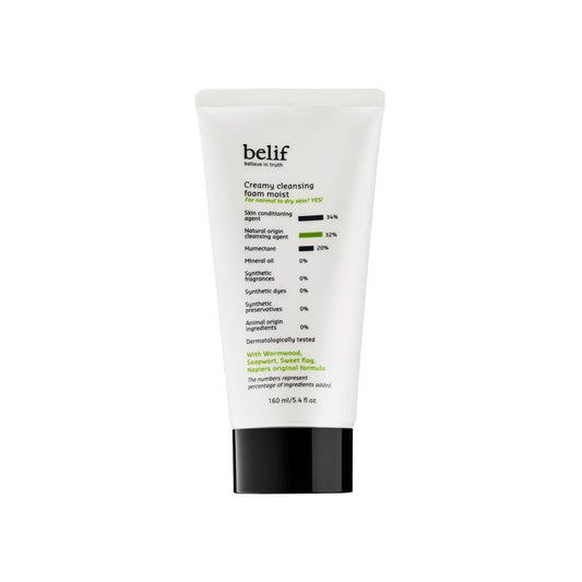 Belif Creamy Cleansing Foam Moist 160 ml