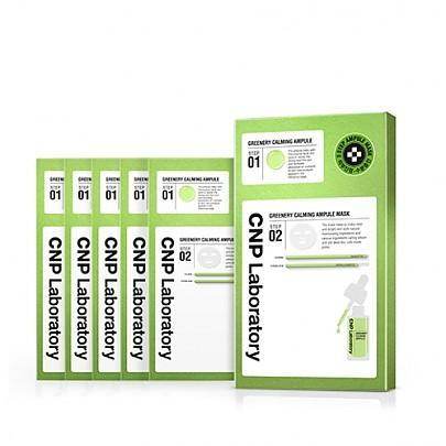 CNP Laboratory 2-Step Greenery Calming Ampule Mask 5ea - Kbeauty.sale