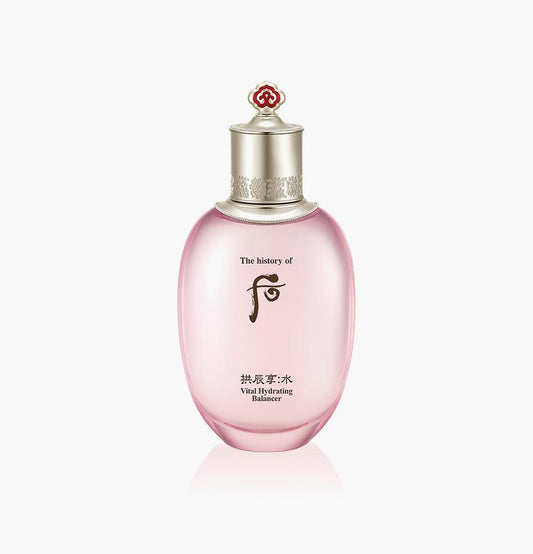 The History of Whoo Gongjinhyang Vital Hydrating Balancer in a pink bottle