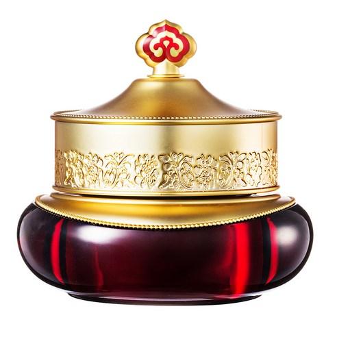 The History Of Whoo Jinyulhyang Intensive Revitalizing Eye Cream in a gold jar