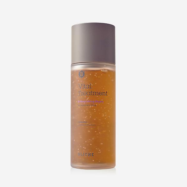 Blithe Vital Treatment 8 Nourishing Beans toner in a 150ml amber glass bottle