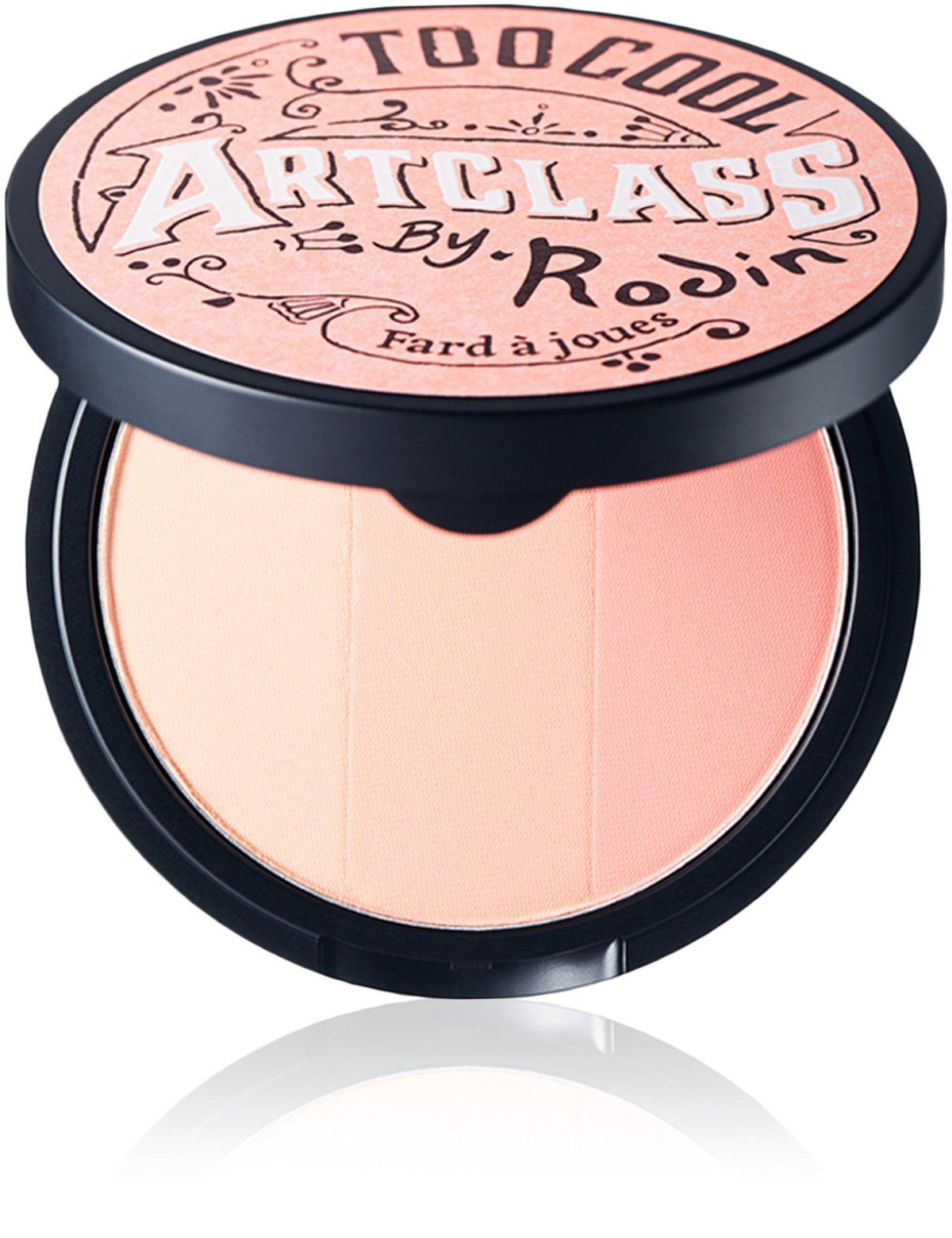 Too Cool For School Artclass By Rodin Blusher De Peche three-shade peach powder compact