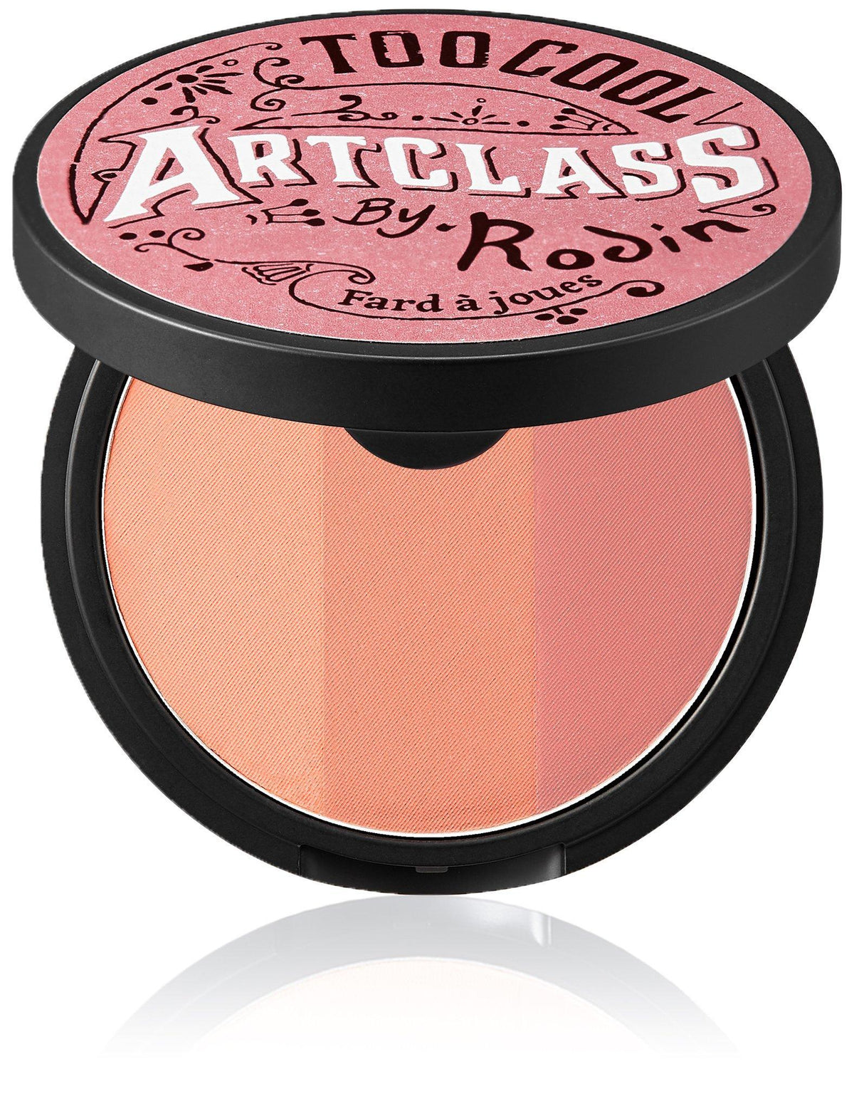 Too Cool For School Artclass By Rodin Blusher De Rosee powder palette with three pink shades