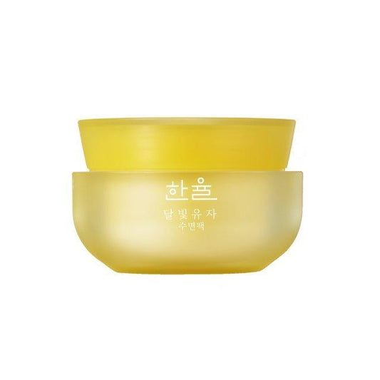 Hanyul Moonlight Citron Sleeping Mask in a 60ml yellow jar