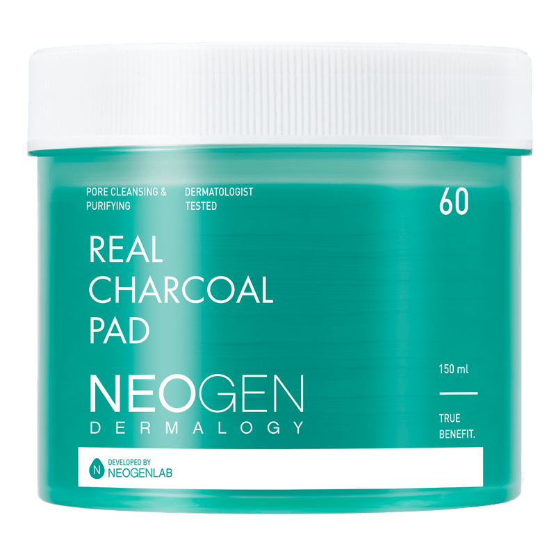 NEOGEN DERMALOGY REAL CHARCOAL PAD 150ML (60 PADS)