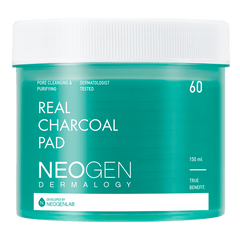 NEOGEN DERMALOGY REAL CHARCOAL PAD 150ML (60 PADS)